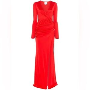 Galvan London V-neck maxi dress